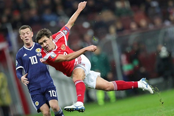 Сборная России по футболу обыграла Шотландию в отборочном турнире Евро-2020 Сборная России по футболу обыграла Шотландию в отборочном турнире Евро-2020