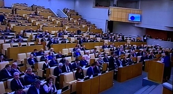 На&nbsp;выступлении Мутко в&nbsp;Госдуме&nbsp;&mdash; полупустой зал, хотя зарегистрировались более 400 депутатов