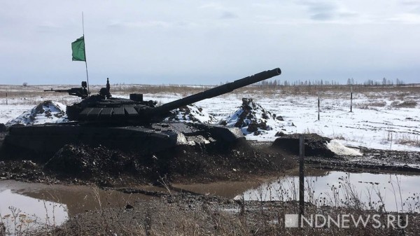 Пальба по мишеням и подрывы в огне: как проходил танковый биатлон на Урале (ФОТО, ВИДЕО)