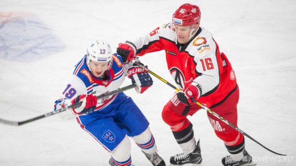 Лже-Боярский, драки и гол в пустые ворота: «Автомобилист» дома разгромил питерский СКА (ФОТО)