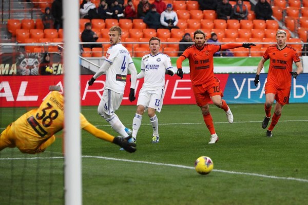 Футбол: «Урал» завершил первый круг РПЛ на пороге еврокубков