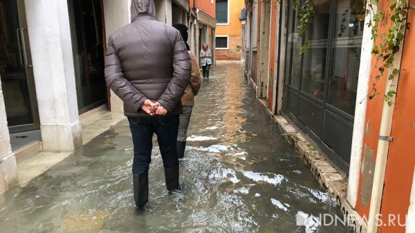 В Венецию пришло новое наводнение, площадь Святого Марка закрыта для туристов (ФОТО, ВИДЕО)