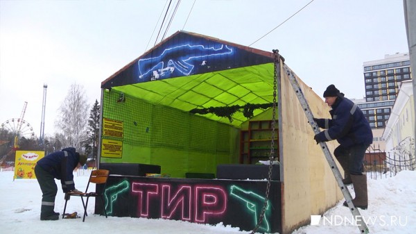 &laquo;Вывезли батут &laquo;Кузнечик&raquo; и тир&raquo;, &ndash; в ЦПКиО начался демонтаж аттракционов (ФОТО, ВИДЕО)