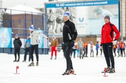 Конькобежный спорт: школьники и студенты вышли на «Лёд надежды нашей»