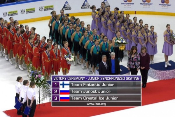 Синхронное фигурное катание: команда из Екатеринбурга взяла серебро на чемпионате мира