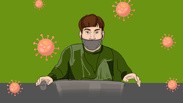 В центре Екатеринбурга зажгли антикоронавирусную иллюминацию. Фото, видео