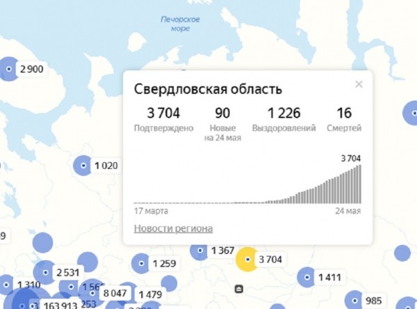 В свердловских клиниках умерли еще двое, 18 подключены к ИВЛ В свердловских клиниках умерли еще двое, 18 подключены к ИВЛ