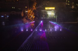 Световое шоу стало эффектной точкой празднования Дня России в Екатеринбурге