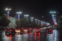 Световое шоу стало эффектной точкой празднования Дня России в Екатеринбурге