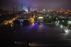 Световое шоу стало эффектной точкой празднования Дня России в Екатеринбурге