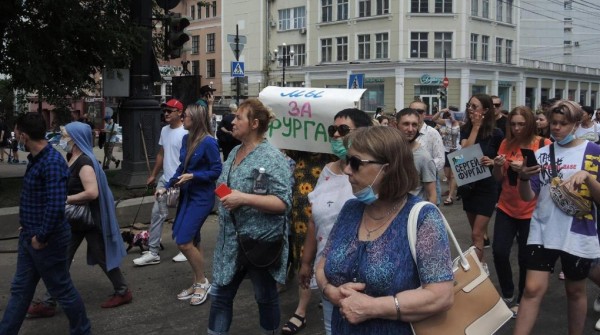 В Хабаровске прошел самый массовый протест в истории края. Главное о митинге против ареста Сергея Фургала