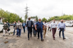 Александр Высокинский проинспектировал объекты строительства и ремонта в Кировском районе. Часть I