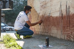 Участники фестиваля уличного искусства Public art преображают Екатеринбург Участники фестиваля уличного искусства Public art преображают Екатеринбург