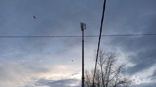 Борцы с электромагнитным полем взяли в осаду вышку сотовой связи на Уралмаше. Фото Борцы с электромагнитным полем взяли в осаду вышку сотовой связи на Уралмаше. Фото