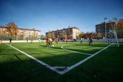 Муниципалитет открыл спортивный корт у дома, где жил Павел Дацюк