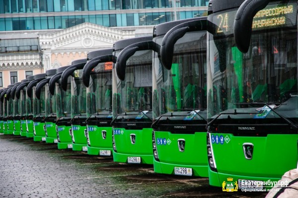 Городской автопарк на 70 % укомплектован современными автобусами Городской автопарк на 70 % укомплектован современными автобусами