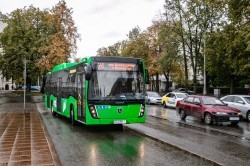 Городской автопарк на 70 % укомплектован современными автобусами Городской автопарк на 70 % укомплектован современными автобусами