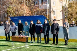 Муниципалитет открыл спортивный корт у дома, где жил Павел Дацюк