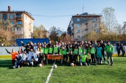 Муниципалитет открыл спортивный корт у дома, где жил Павел Дацюк