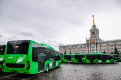 Городской автопарк на 70 % укомплектован современными автобусами Городской автопарк на 70 % укомплектован современными автобусами