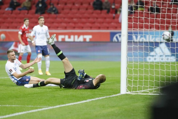 Футбол: сборная России одержала третью победу подряд в отборе на ЧМ-2022