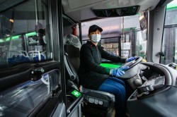 Городской автопарк на 70 % укомплектован современными автобусами Городской автопарк на 70 % укомплектован современными автобусами