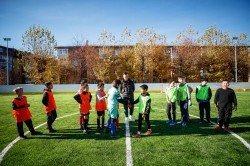 Муниципалитет открыл спортивный корт у дома, где жил Павел Дацюк