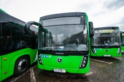 Городской автопарк на 70 % укомплектован современными автобусами Городской автопарк на 70 % укомплектован современными автобусами