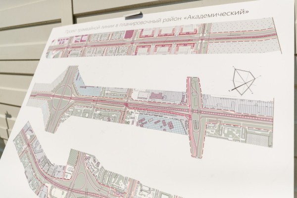 Масштабный проект по строительству трамвая в Академический набирает обороты