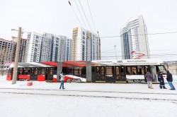 Видели трёхсекционный трамвай? Новый вагон начал курсировать по улицам Екатеринбурга